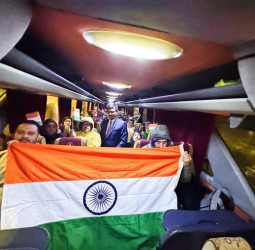 सीरिया से 75 भारतीयों की सुरक्षित वापसी, 44 कश्मीरी जायरीन भी शामिल।