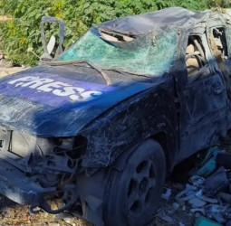 इजराइली हवाई हमले में लेबनान में तीन पत्रकारों की दर्दनाक मौत, मीडिया समुदाय में शोक की लहर।