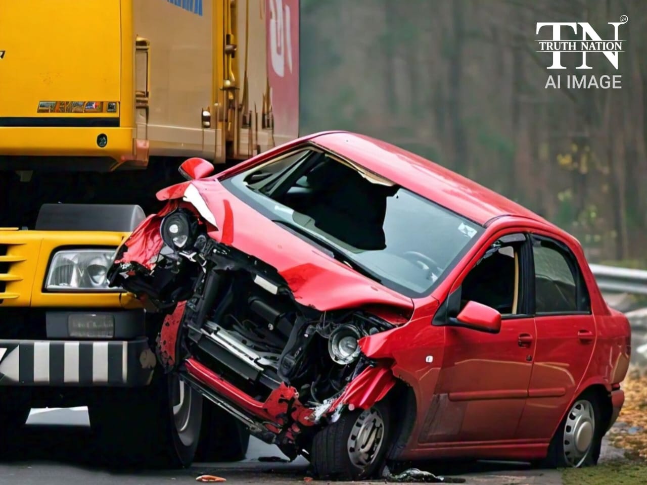 तमिलनाडु के कुड्डालोर में दर्दनाक हादसा, कार और लॉरी की टक्कर में 3 साल के बच्चे समेत एक ही परिवार के 5 लोगों की मौत।