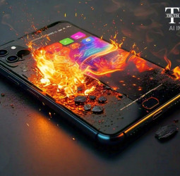 चाइनीज फोन चलाते हैं तो हो जाएं सावधान! शख्स के मोबाइल में लगी आग, बैग के अंदर से निकलने लगा धुआ।